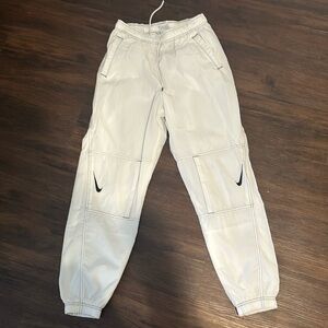 Nike Woven Parachute Pants - White